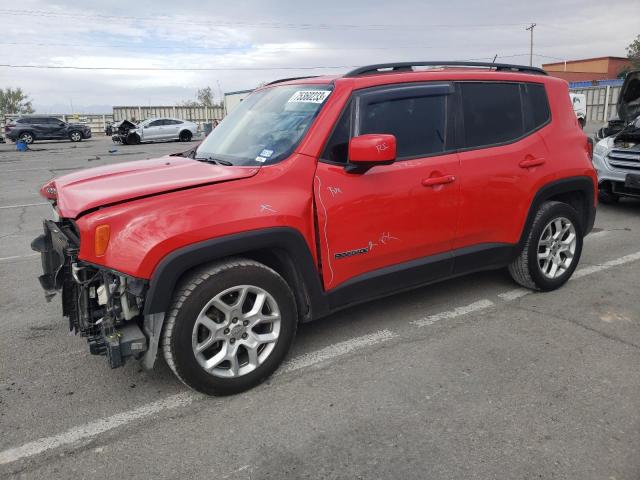 Image 1 of 2016 JEEP RENEGADE LATITUDE 2016 with VIN ZACCJABT5GPD92100