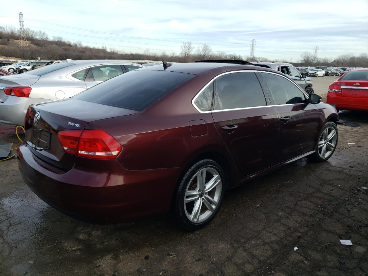 Изображение 3 2014 VOLKSWAGEN PASSAT SE 2014 с VIN 1VWBS7A38EC102685