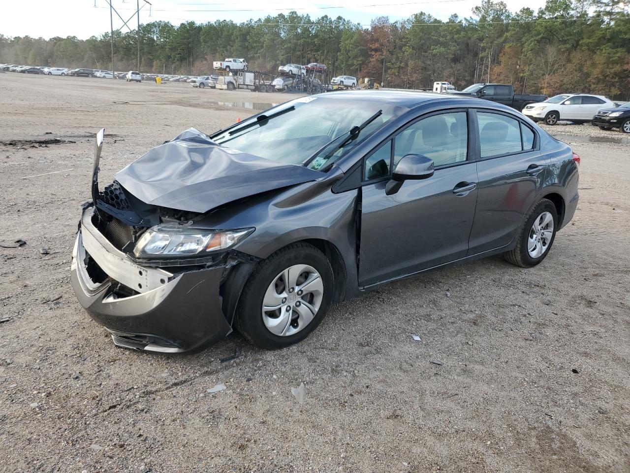Image 1 of 2013 HONDA CIVIC LX 2013 with VIN 2HGFB2F55DH301899