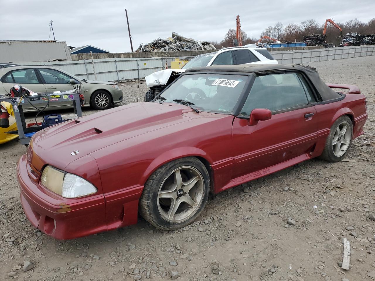Image 1 of 1989 FORD MUSTANG GT 1989 with VIN 1FABP45E6KF144478