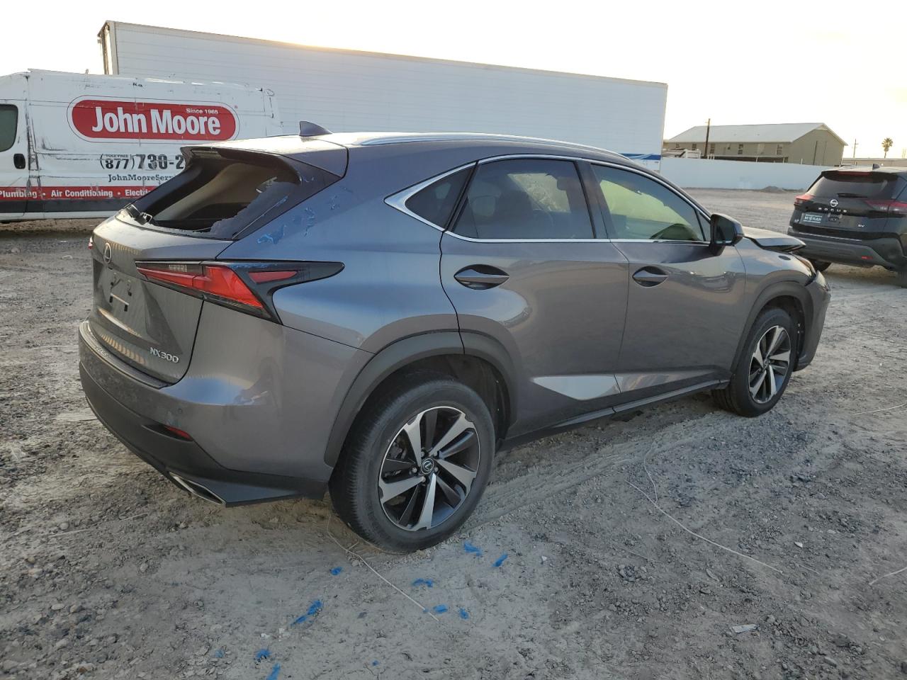Image 3 of 2021 LEXUS NX 300 BASE 2021 with VIN JTJGARDZ9M2236484