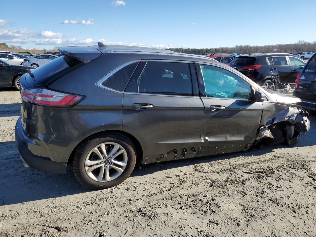 Image 3 of 2020 FORD EDGE SEL 2020 with VIN 2FMPK3J97LBA23362