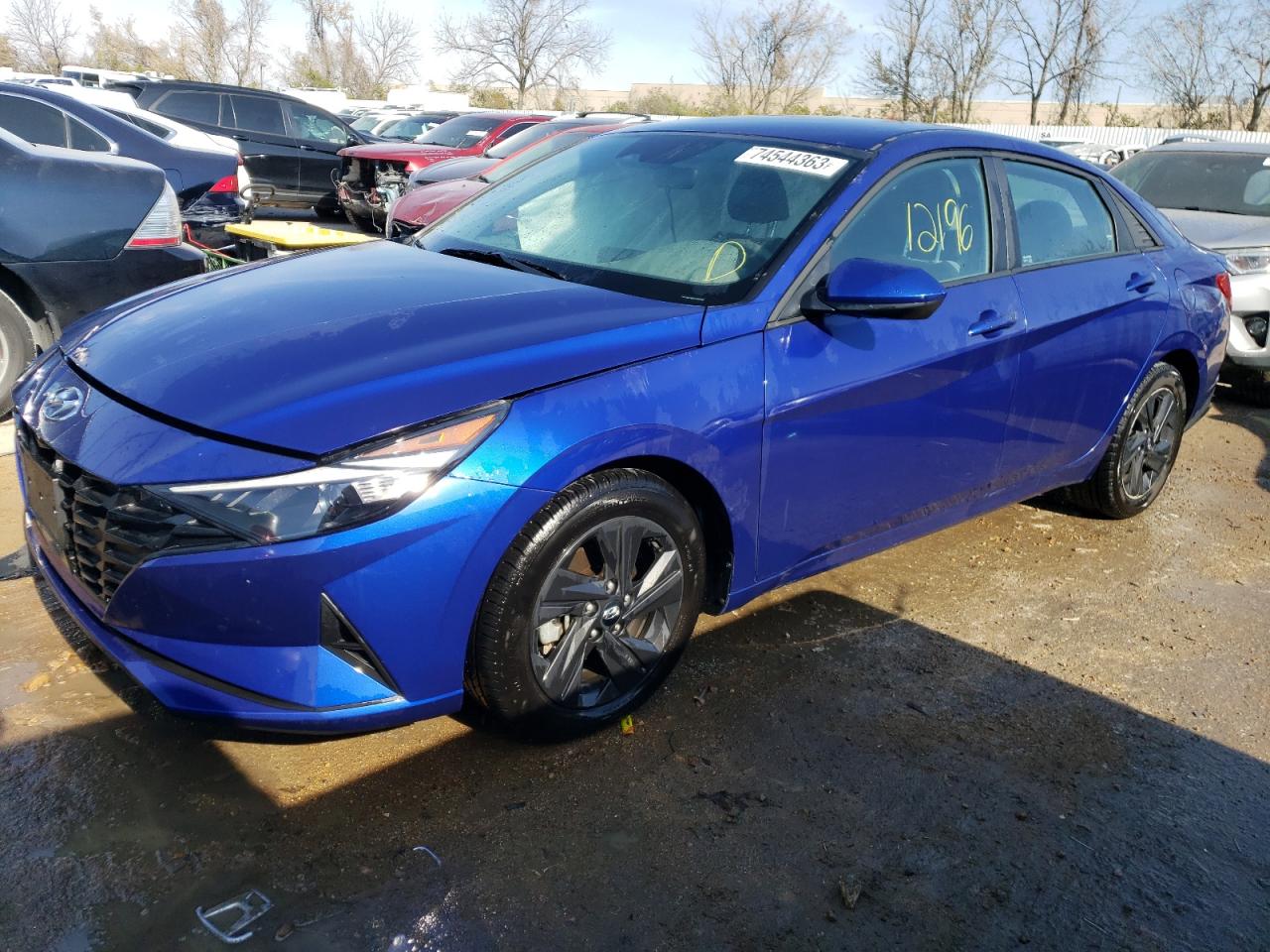 Image 1 of 2022 HYUNDAI ELANTRA SEL 2022 with VIN KMHLS4AG1NU262860