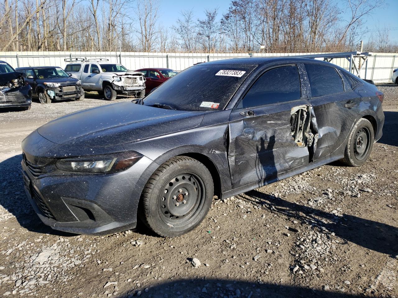 Image 1 of 2022 HONDA CIVIC LX 2022 with VIN 2HGFE2F21NH508868