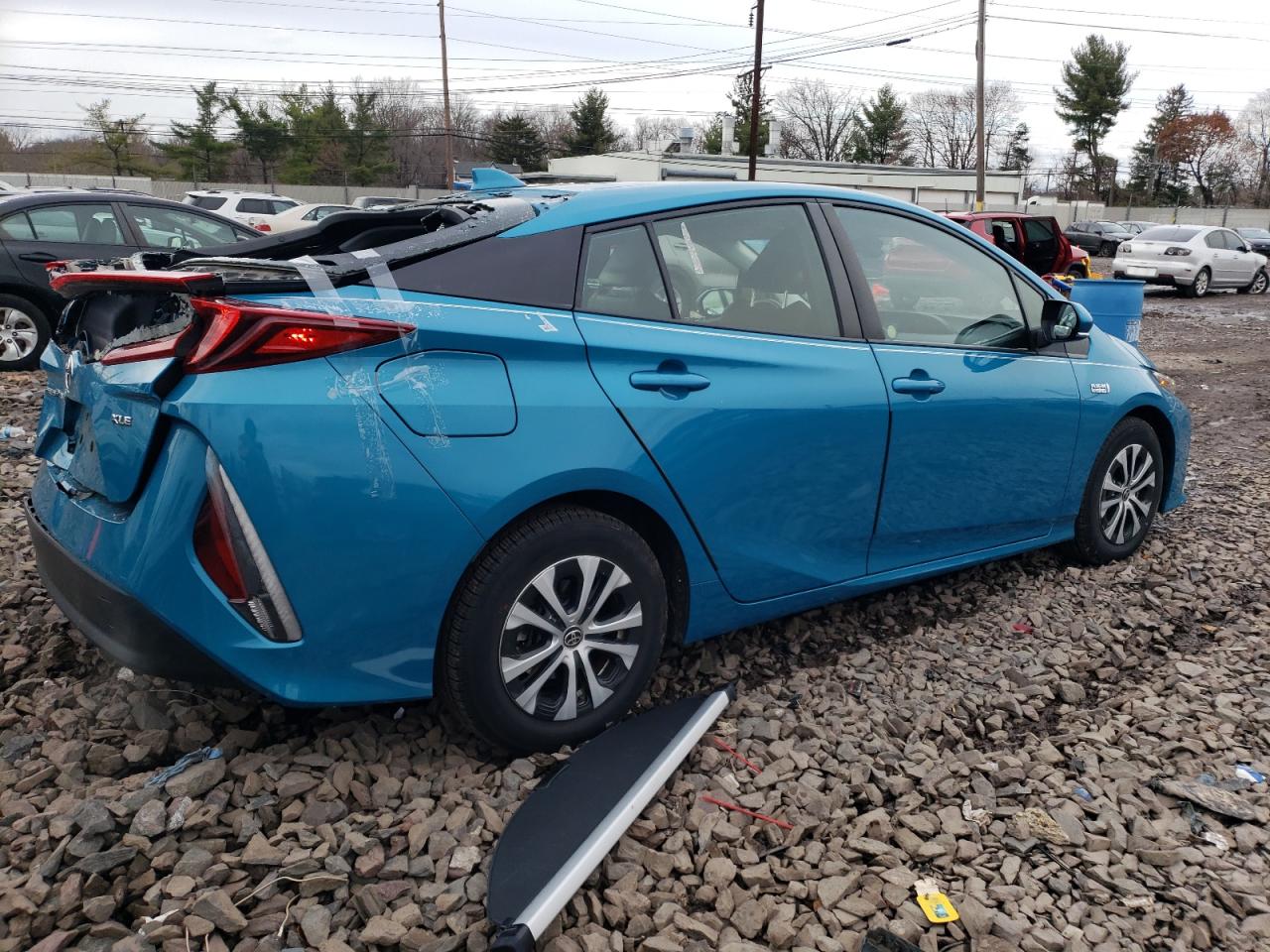 Изображение 3 2021 TOYOTA PRIUS PRIME LE 2021 с VIN JTDKAMFP2M3174965