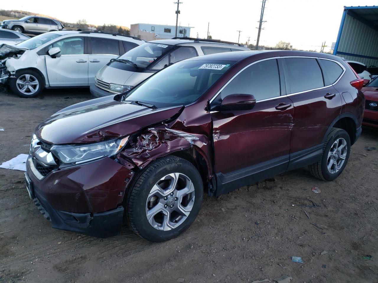 Image 1 of 2019 HONDA CR-V EXL 2019 with VIN 7FARW2H8XKE057875