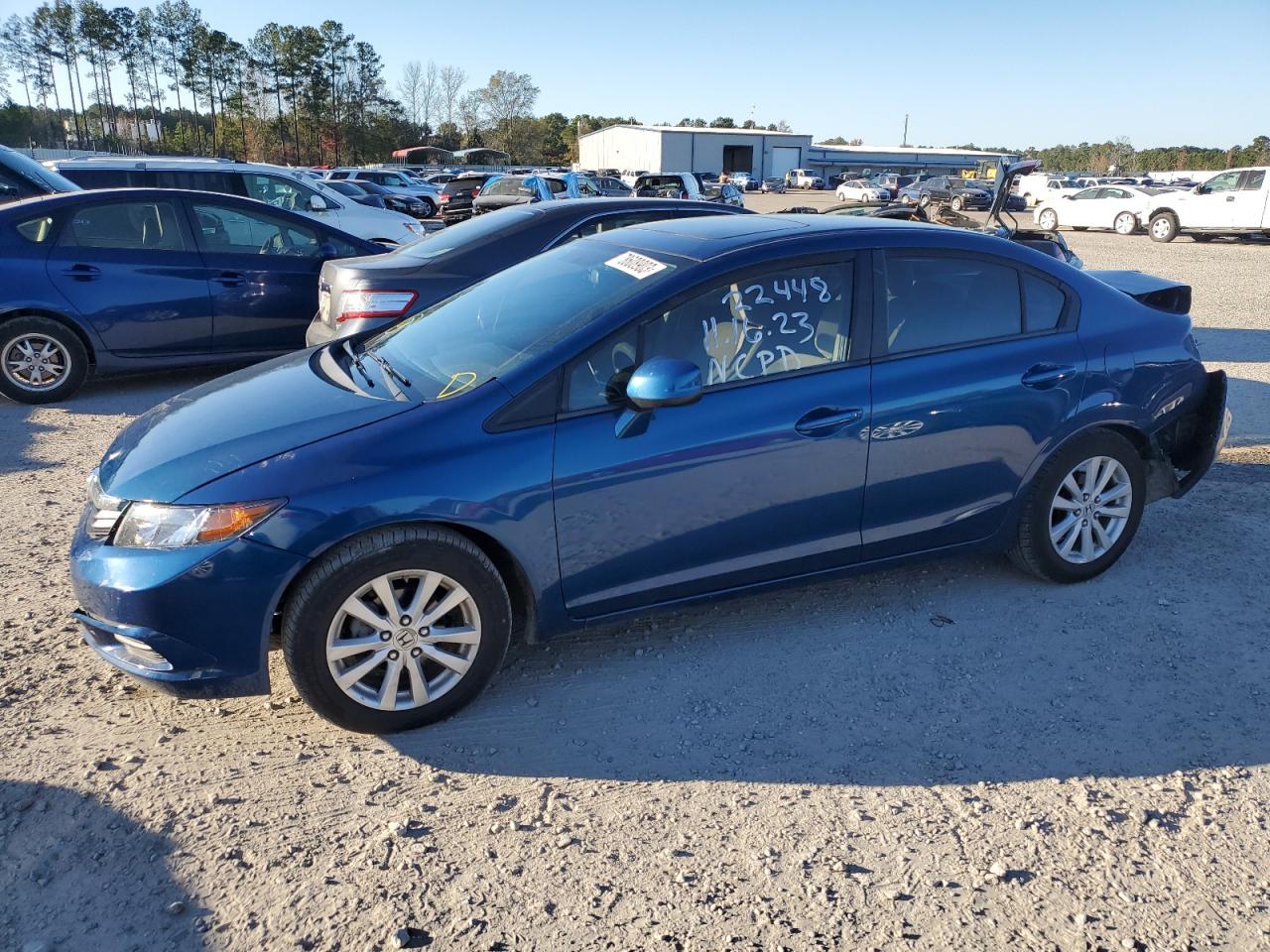 Image 1 of 2012 HONDA CIVIC EX 2012 with VIN 2HGFB2F80CH531214