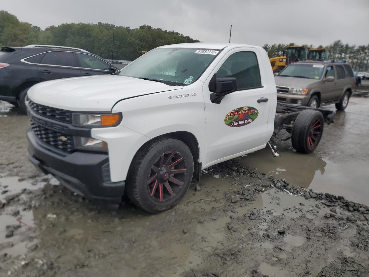 Image 1 of 2020 CHEVROLET SILVERADO C1500 2020 with VIN 3GCNWAEF3LG317309