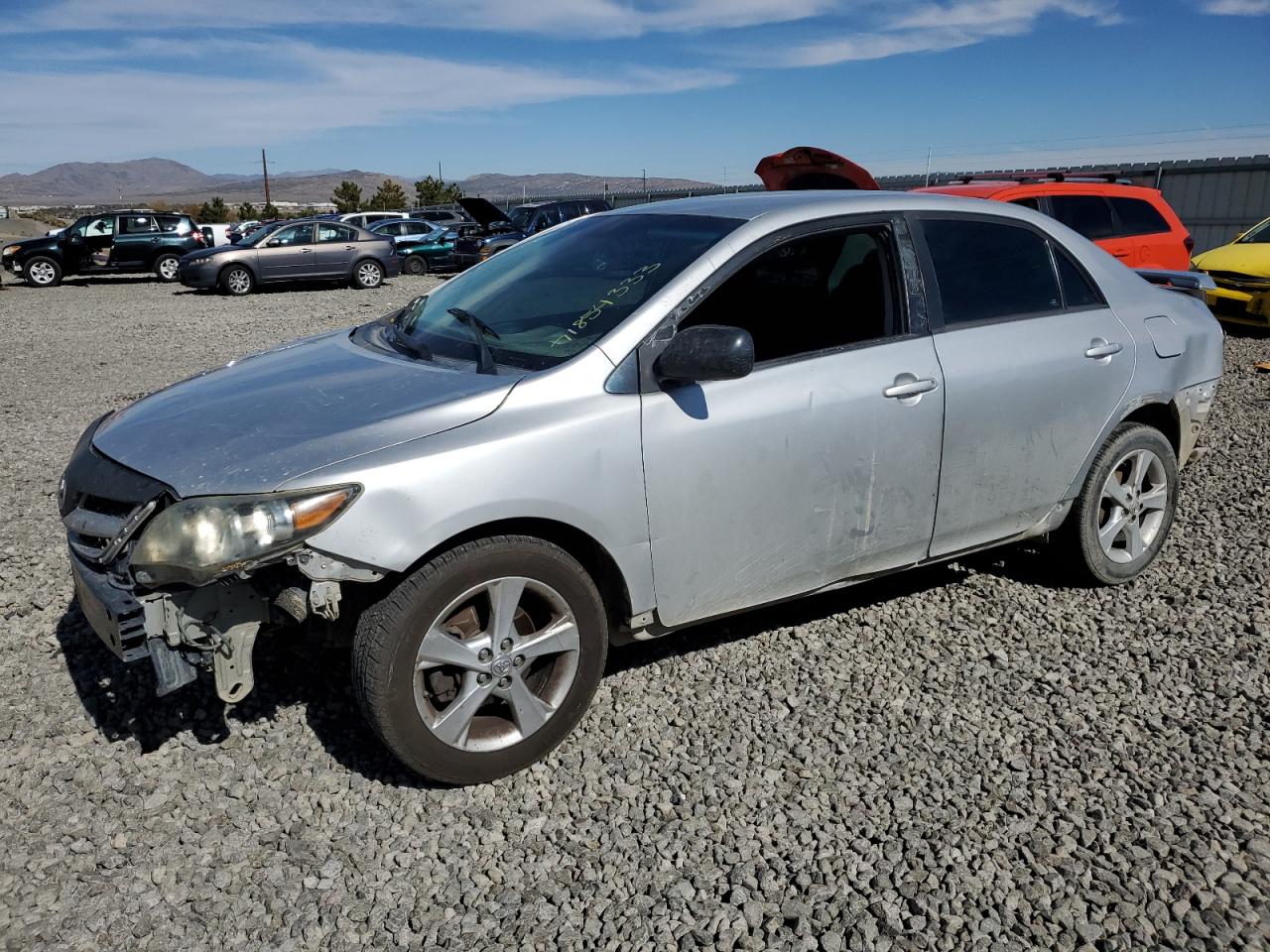 Image 1 of 2013 TOYOTA COROLLA BASE 2013 with VIN 5YFBU4EE8DP210642