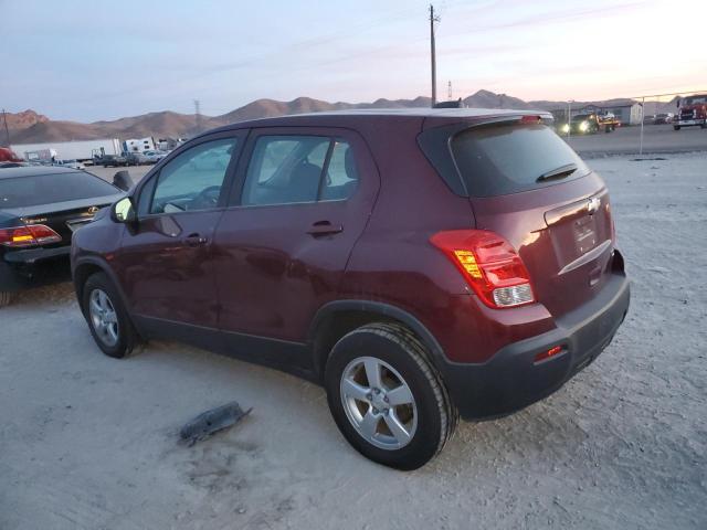 Image 2 of 2016 CHEVROLET TRAX LS 2016 with VIN 3GNCJNSB8GL158175
