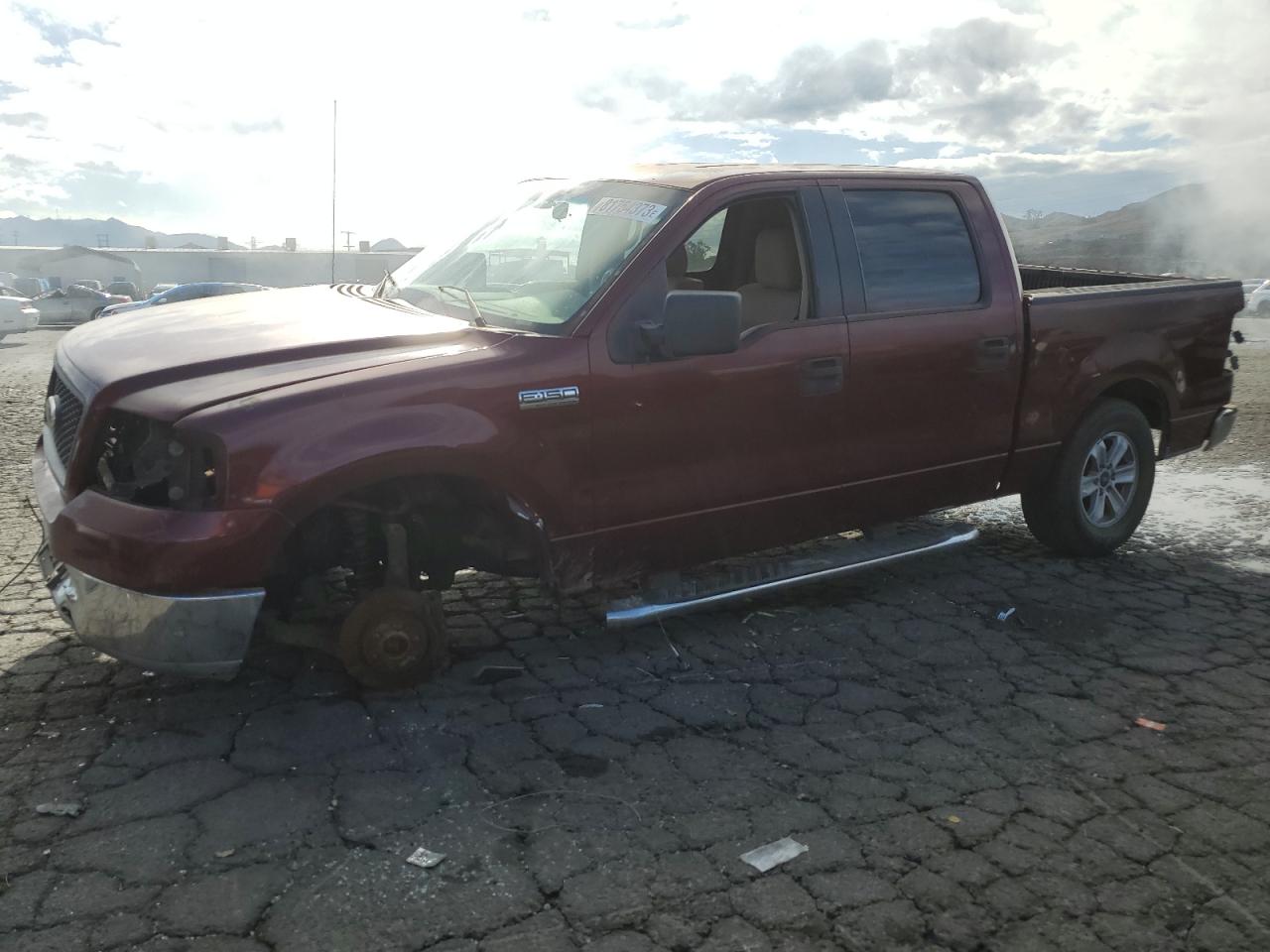 Image 1 of 2005 FORD F150 SUPERCREW 2005 with VIN 1FTPW12555FA08854