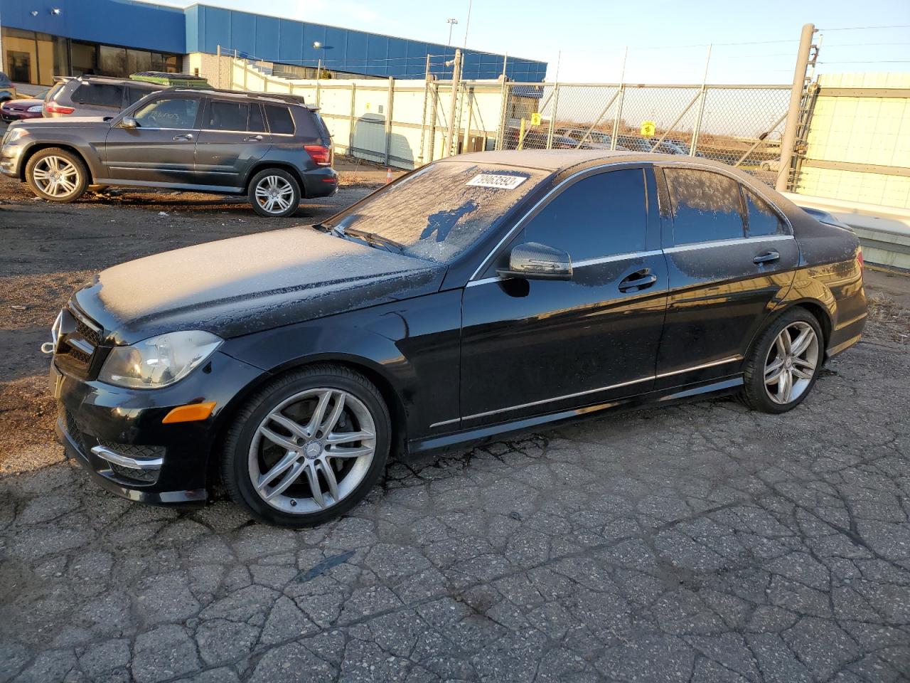 Image 1 of 2013 MERCEDES-BENZ C 300 4MATIC 2013 with VIN WDDGF8AB4DR255463