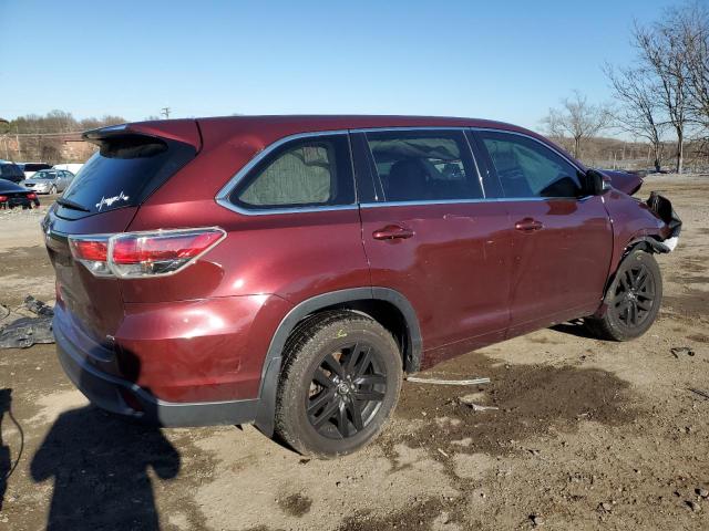 Image 3 of 2016 TOYOTA HIGHLANDER LE 2016 with VIN 5TDBKRFH4GS338867