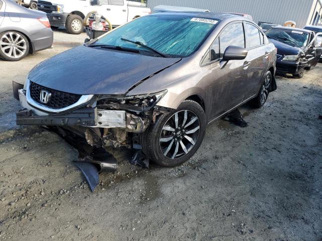 Image 1 of 2015 HONDA CIVIC EXL 2015 with VIN 2HGFB2F97FH507487