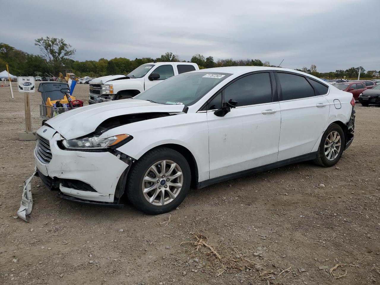 Изображение 1 2016 FORD FUSION S 2016 с VIN 3FA6P0G72GR177190