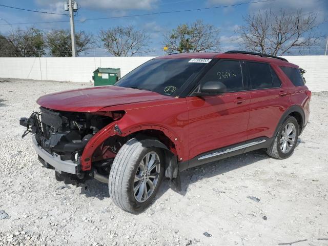 Image 1 of 2020 FORD EXPLORER XLT 2020 with VIN 1FMSK7DH5LGC75835