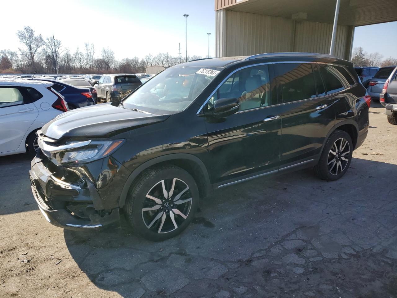 Image 1 of 2019 HONDA PILOT TOURING 2019 with VIN 5FNYF6H66KB008928