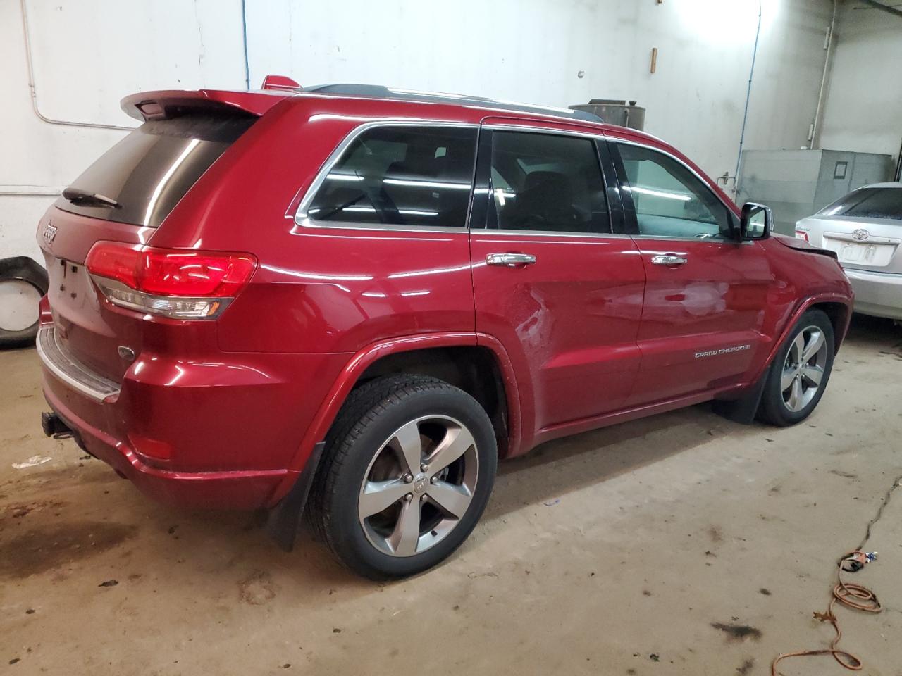 Image 3 of 2015 JEEP GRAND CHEROKEE OVERLAND 2015 with VIN 1C4RJFCG4FC878828