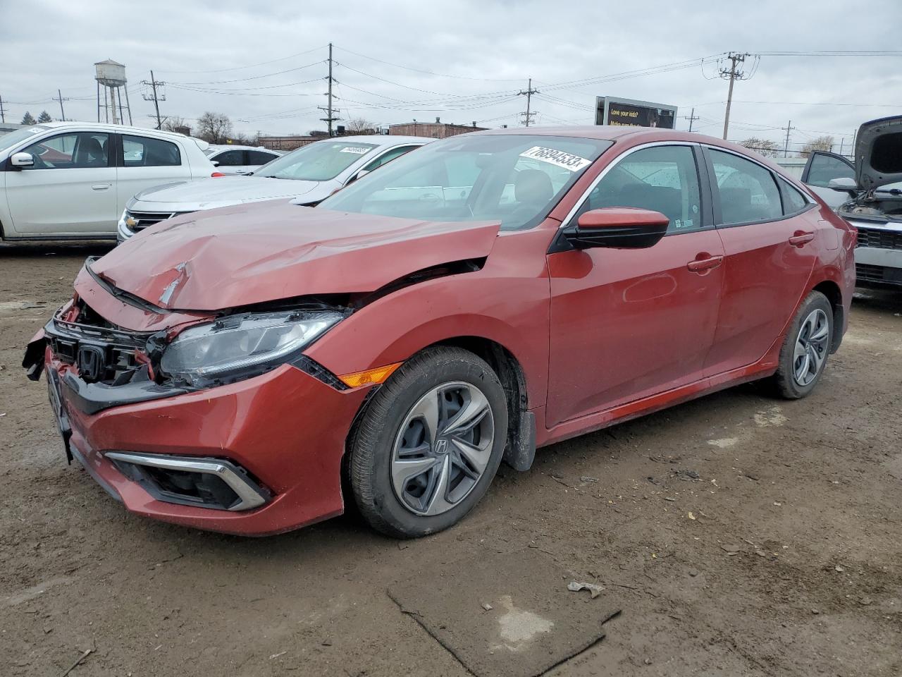 Изображение 1 2021 HONDA CIVIC LX 2021 с VIN 2HGFC2F61MH533048