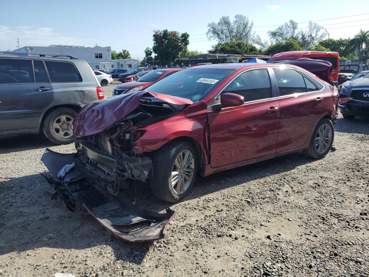 Obraz 1 z 2017 TOYOTA CAMRY LE 2017 z VIN 4T1BF1FK3HU688047
