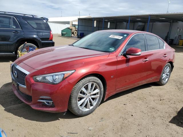 Image 1 of 2015 INFINITI Q50 BASE 2015 with VIN JN1BV7AR8FM419654