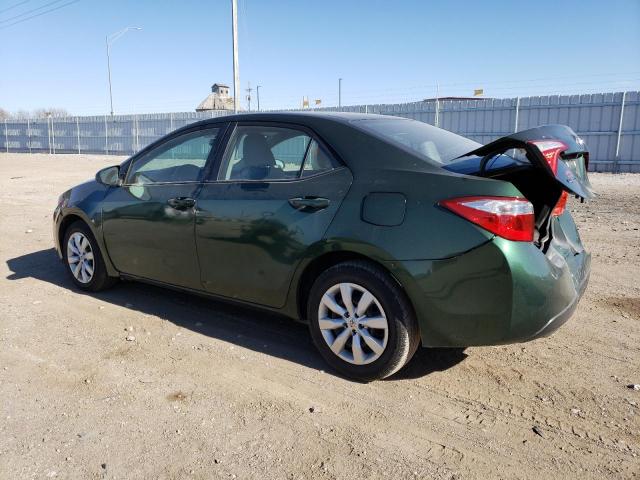 Image 2 of 2014 TOYOTA COROLLA L 2014 with VIN 5YFBURHE9EP009245
