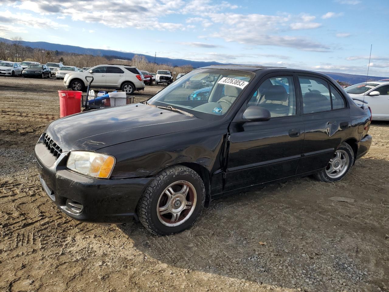 Изображение 1 2001 HYUNDAI ACCENT GL 2001 с VIN KMHCG45C21U218532