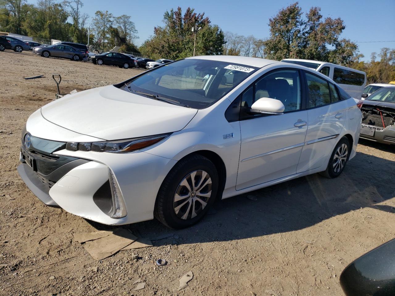 Image 1 of 2022 TOYOTA PRIUS PRIME LE 2022 with VIN JTDKAMFP2N3212048