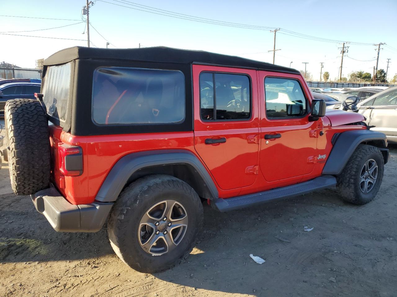 Image 3 of 2018 JEEP WRANGLER UNLIMITED SPORT 2018 with VIN 1C4HJXDN5JW283038