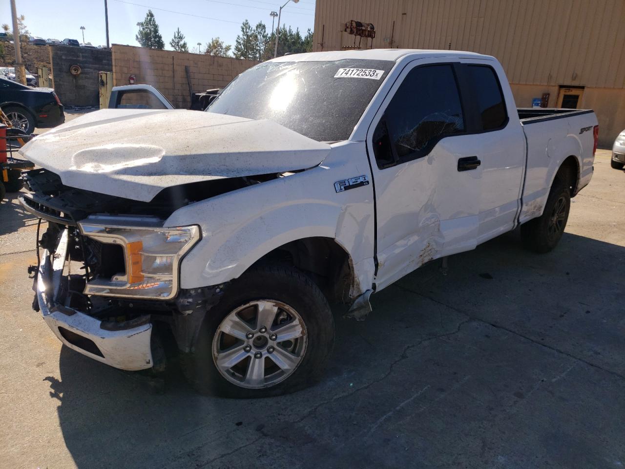 Image 1 of 2018 FORD F150 SUPER CAB 2018 with VIN 1FTEX1CB7JFA03769