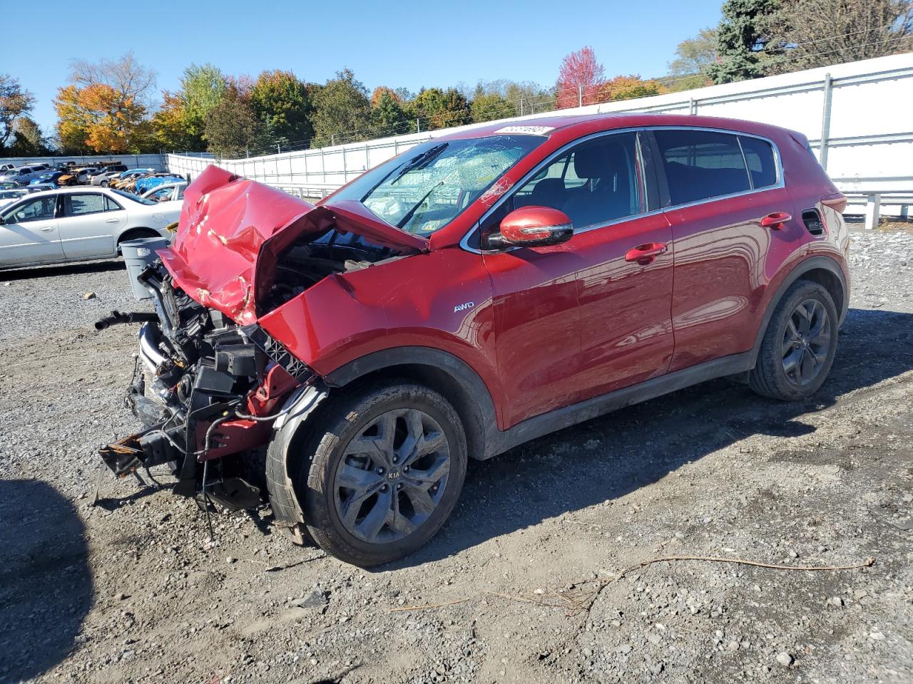 Image 1 of 2022 KIA SPORTAGE LX 2022 with VIN KNDPMCAC4N7027259