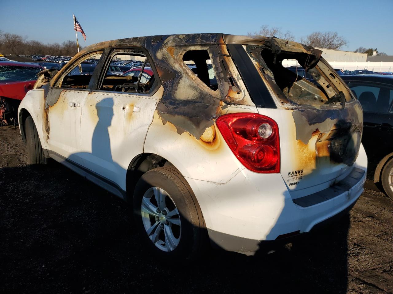 Image 2 of 2013 CHEVROLET EQUINOX LS 2013 with VIN 1GNFLCEK3DZ104648