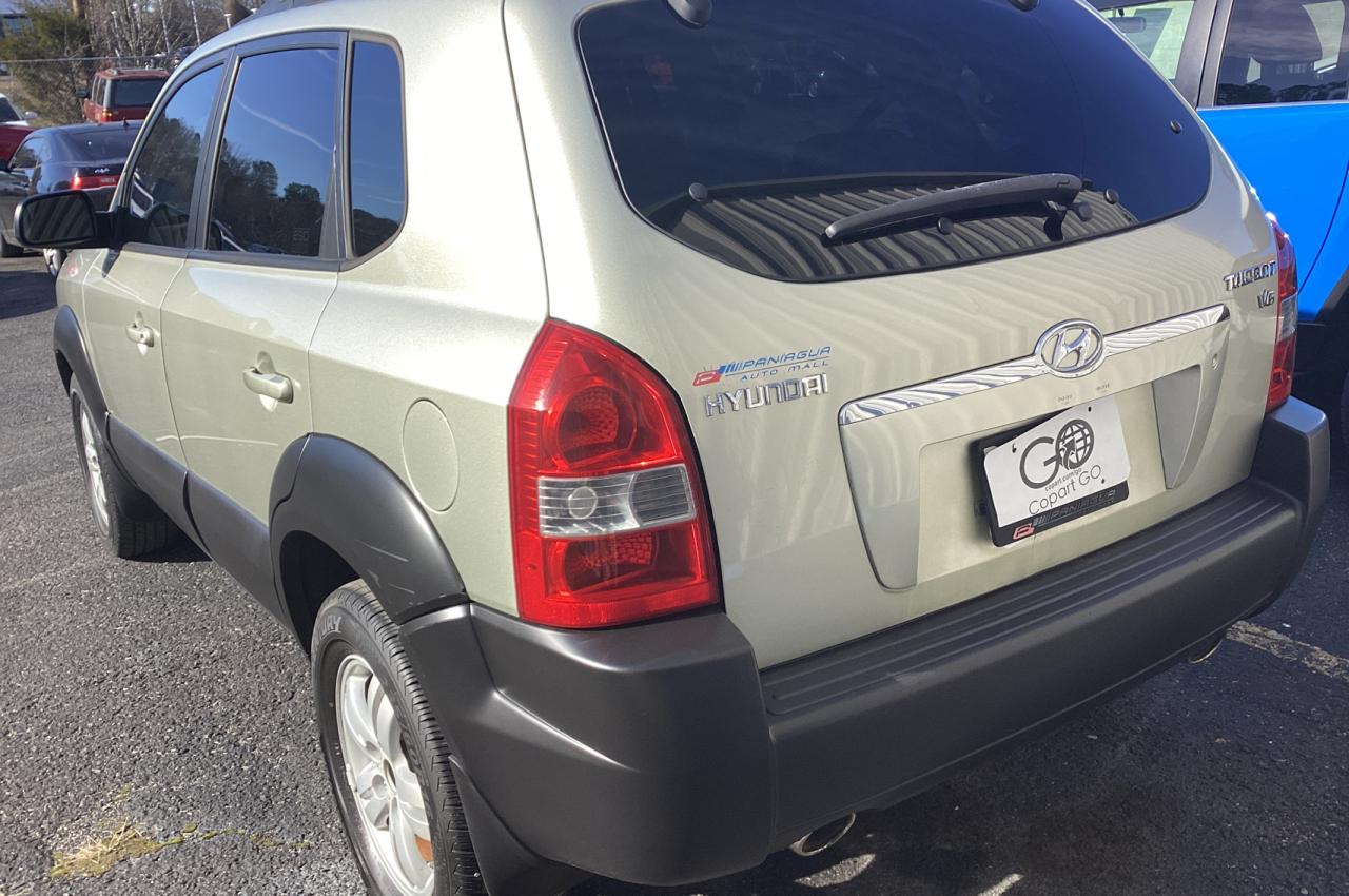 Изображение 3 2007 HYUNDAI TUCSON SE 2007 с VIN KM8JN12D17U557073
