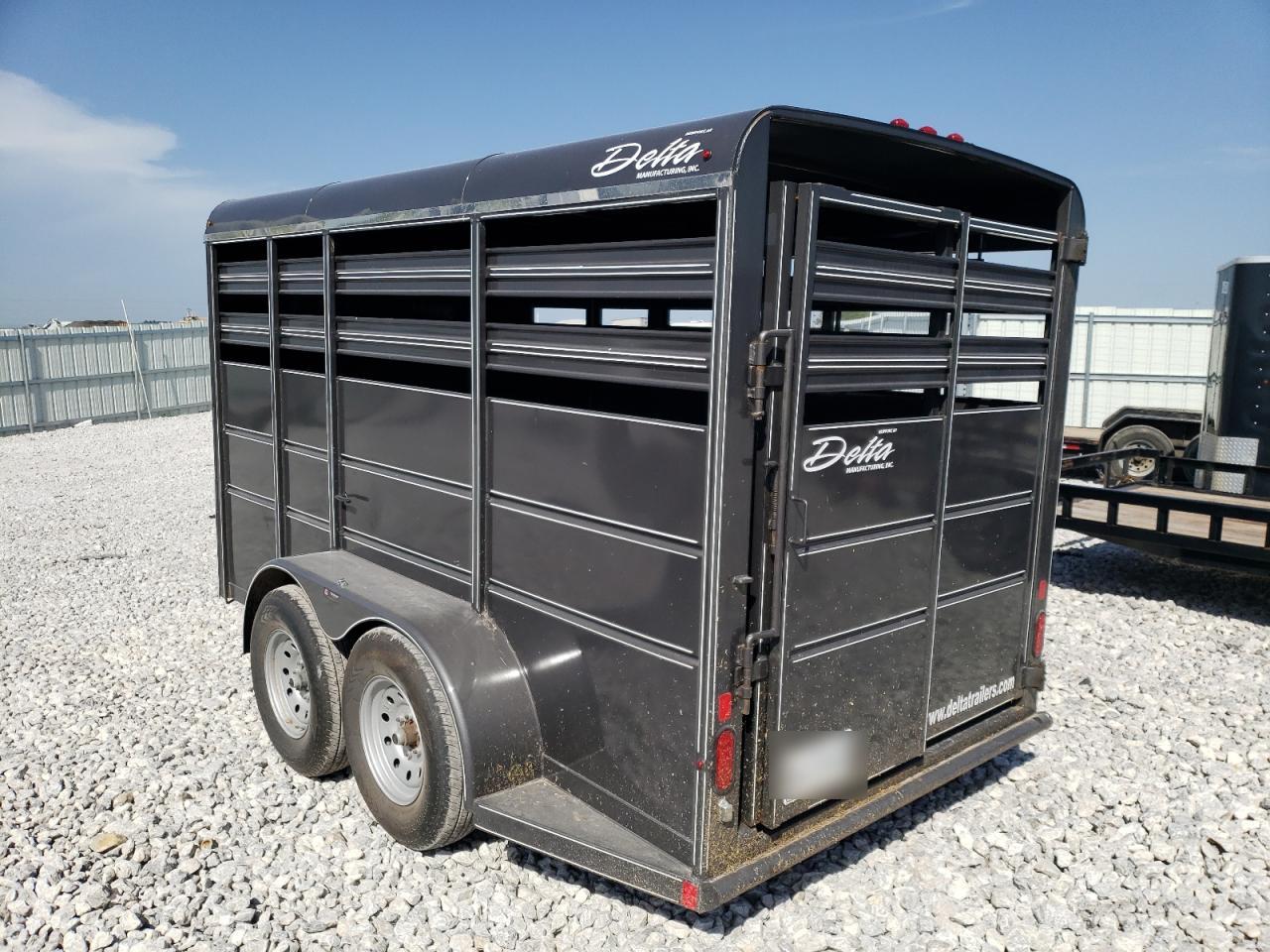Image 3 of 2023 DELTA 14' LIVESTOCK TRAILER 2023 with VIN 4MWBS1421PN055535