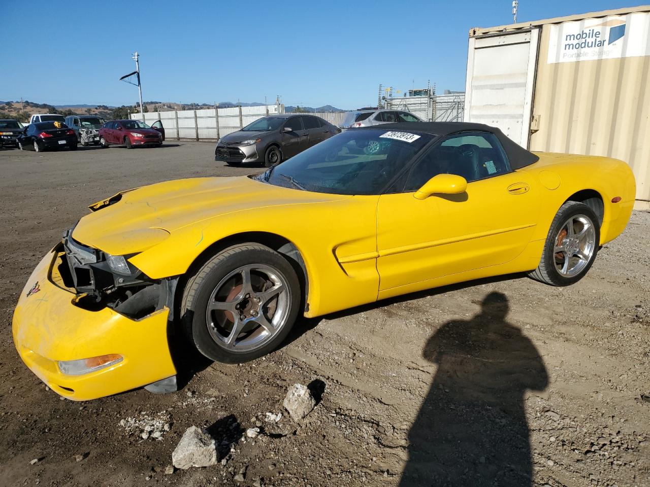 Image 1 of 2002 CHEVROLET CORVETTE  2002 with VIN 1G1YY32G525119488