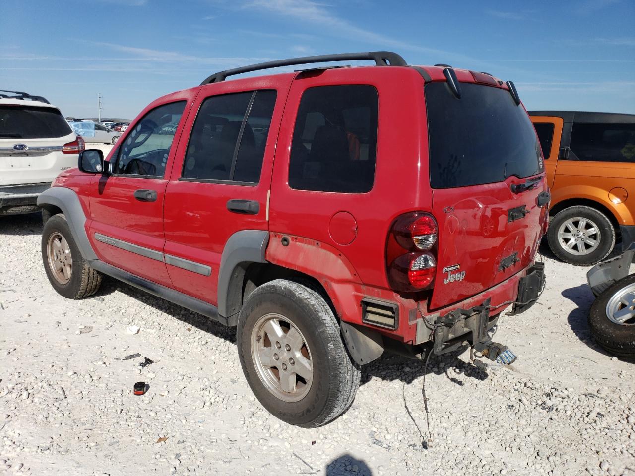 Image 2 of 2005 JEEP LIBERTY SPORT 2005 with VIN 1J4GK48K25W517336