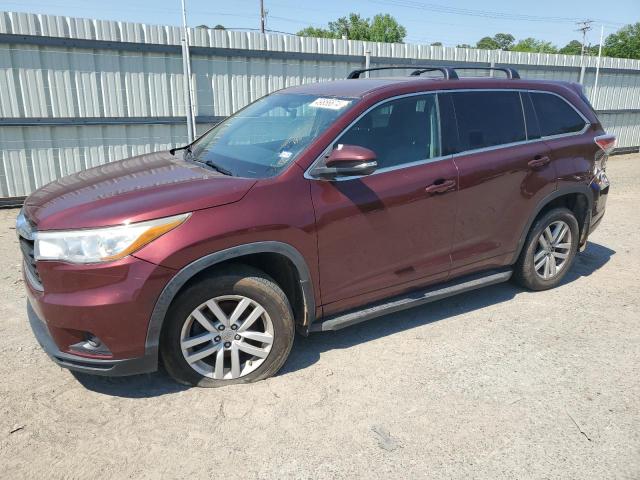 Image 1 of 2015 TOYOTA HIGHLANDER LE 2015 with VIN 5TDZARFH1FS009804
