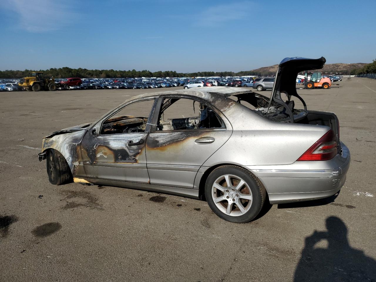 Image 2 of 2007 MERCEDES-BENZ C 280 4MATIC 2007 with VIN WDBRF92H67F873707