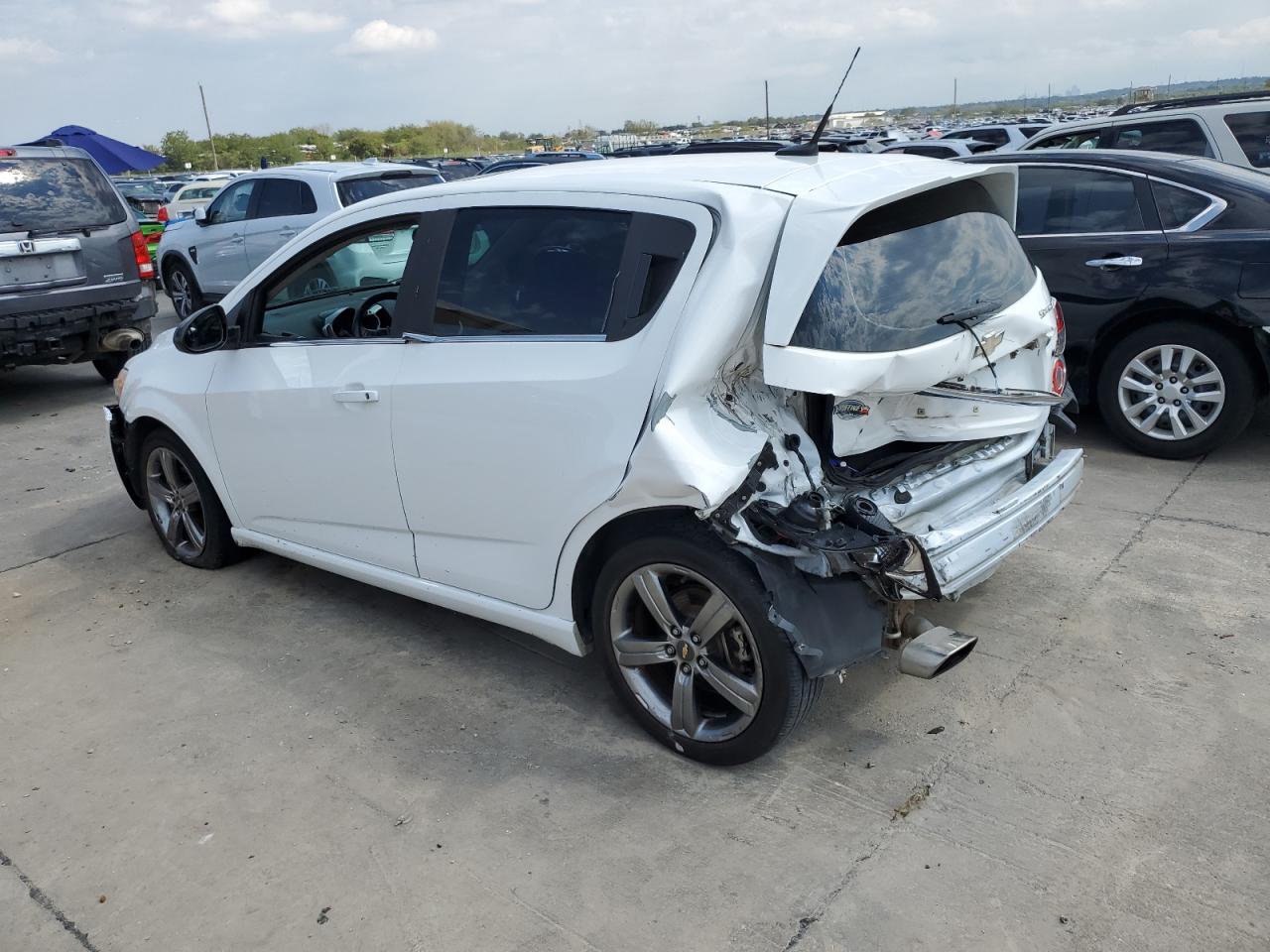 Image 2 of 2013 CHEVROLET SONIC RS 2013 with VIN 1G1JG6SB8D4237294
