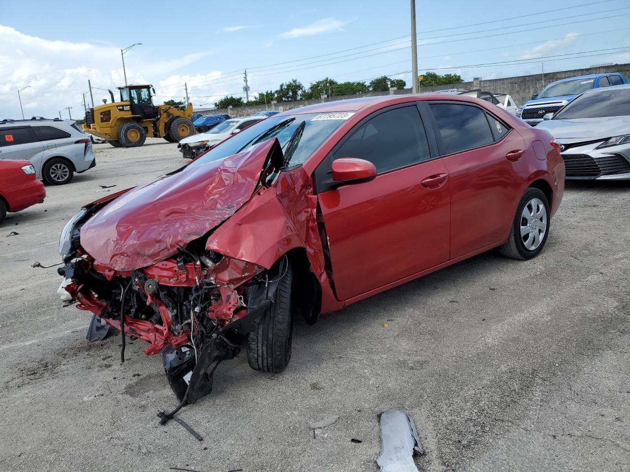 Image 1 of 2016 TOYOTA COROLLA L 2016 with VIN 2T1BURHE6GC671920