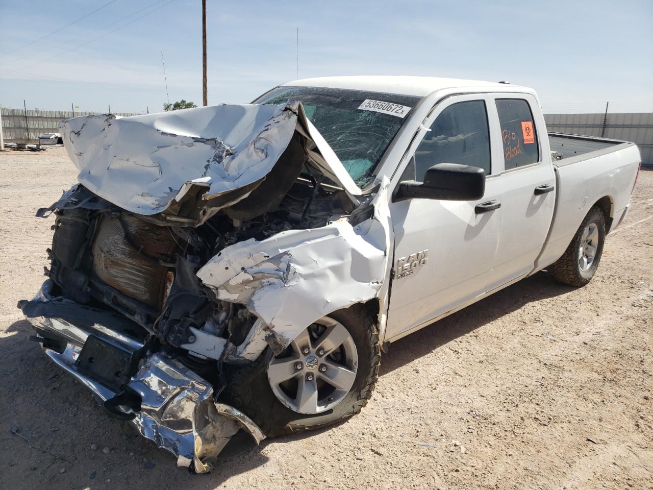 Image 2 of 2021 RAM 1500 CLASSIC TRADESMAN 2021 with VIN 1C6RR7FTXMS566126