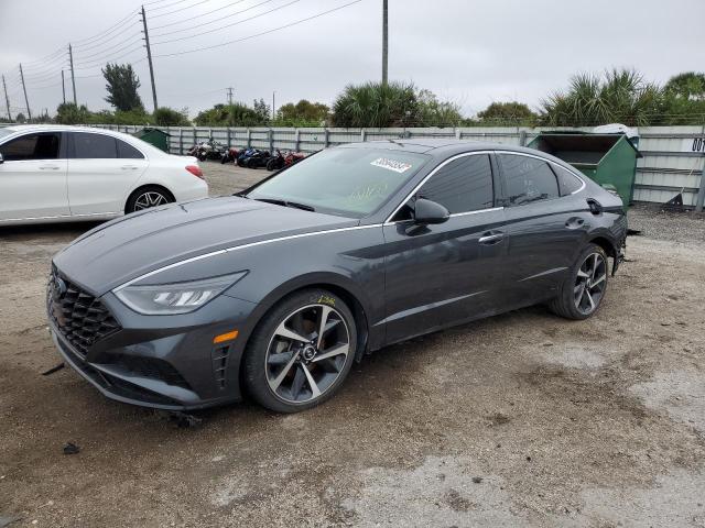 Image 1 of 2021 HYUNDAI SONATA SEL PLUS 2021 with VIN 5NPEJ4J20MH089071