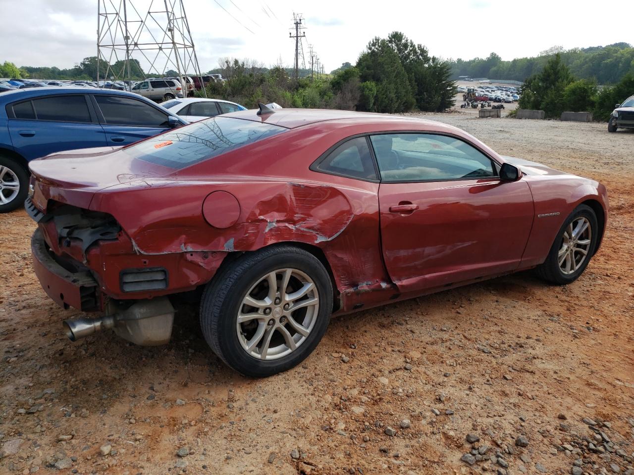 Obraz 3 z 2014 CHEVROLET CAMARO LS 2014 z VIN 2G1FA1E37E9242869