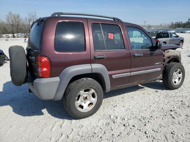 Image 3 of 2004 JEEP LIBERTY SPORT 2004 with VIN 1J4GL48KX4W135910
