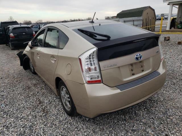 Image 3 of 2010 TOYOTA PRIUS  2010 with VIN JTDKN3DU2A1007553