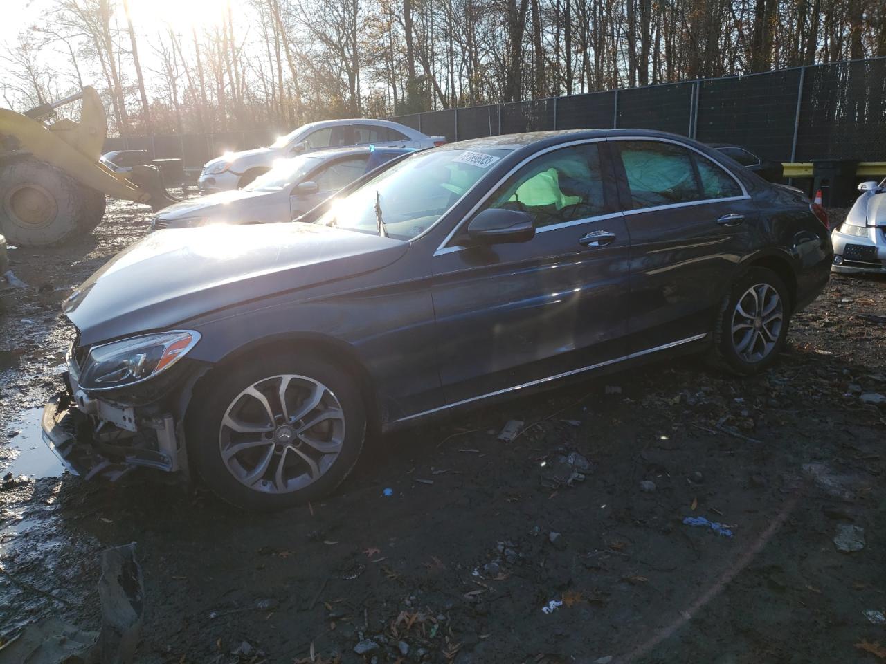 Image 1 of 2016 MERCEDES-BENZ C 300 4MATIC 2016 with VIN 55SWF4KB3GU111005