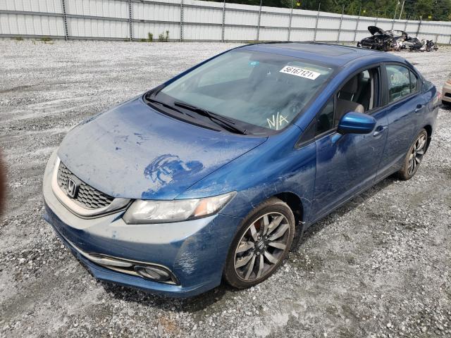 Image 2 of 2014 HONDA CIVIC EXL 2014 with VIN 19XFB2F96EE023187