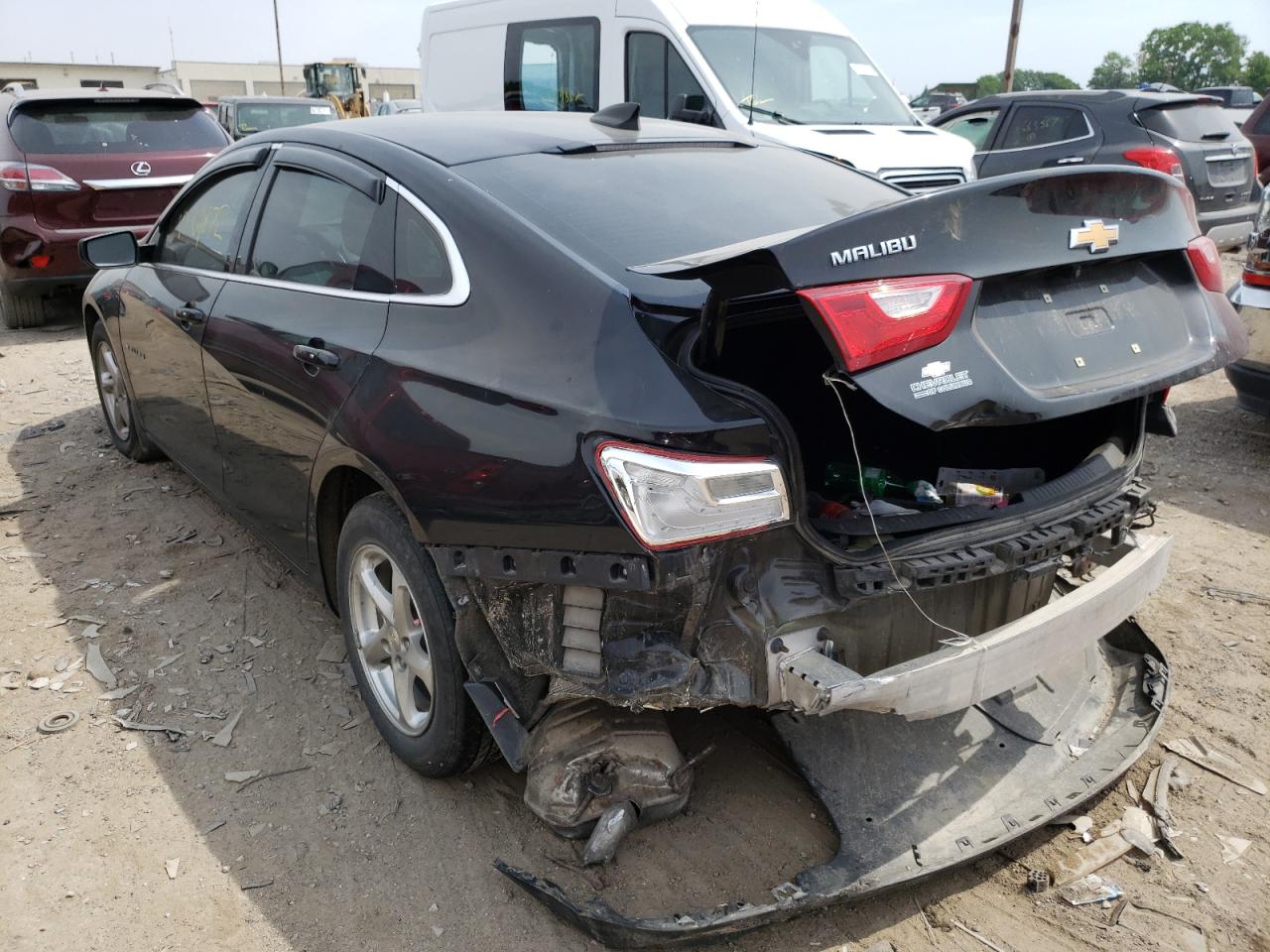 Image 3 of 2018 CHEVROLET MALIBU LS 2018 with VIN 1G1ZB5STXJF113516