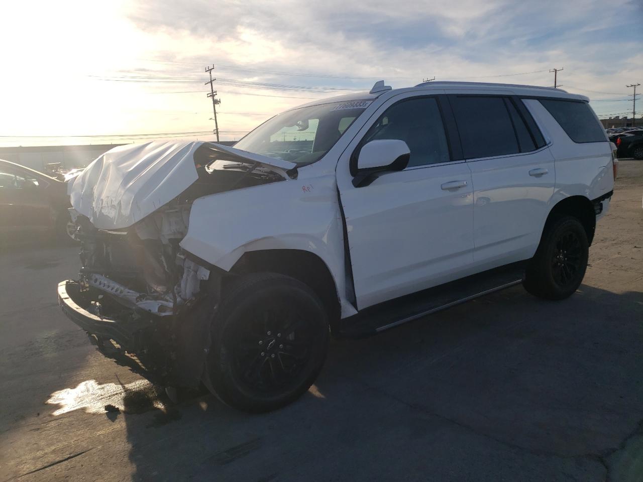 Image 1 of 2021 CHEVROLET TAHOE C1500 LT 2021 with VIN 1GNSCNKD7MR348836