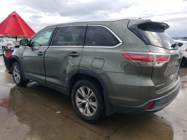 Image 2 of 2015 TOYOTA HIGHLANDER XLE 2015 with VIN 5TDKKRFH4FS100984